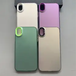 For iPhone x Case iPhone XR Phone Case iPhone XS Cover iPhone XS MAX 7 8 plus 8p cases Luxury Metallic Aurora Skin Matte Cover