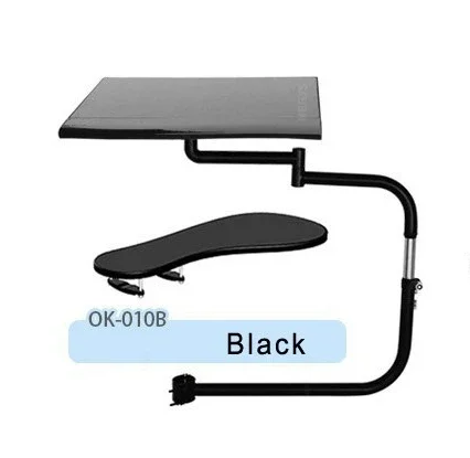 

OK-010 Multifunctoinal Full Motion Chair Clamping Keyboard Support Laptop Holder Mouse Pad for Compfortable Office and Game