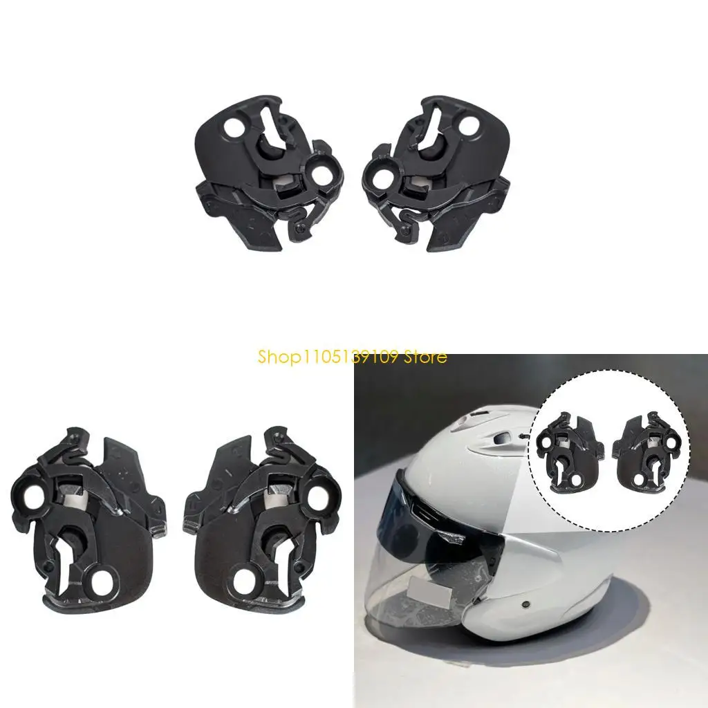 

Quick Install Visors Mount Base for Motorcycle Half Face Helmets Secure Locking Mechanism For Select Model Model