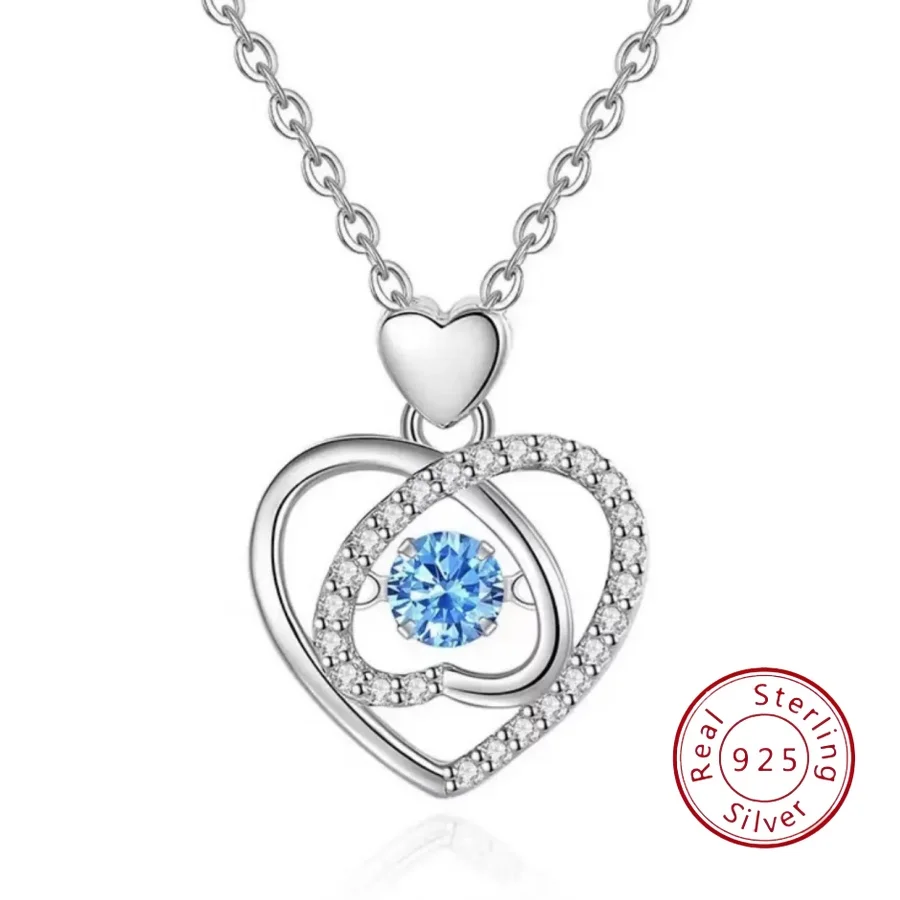 

Новое ожерелье-воротник из стерлингового серебра S925 для женщин с подвеской в виде сердца. Простые и стильные серебряные украшения.