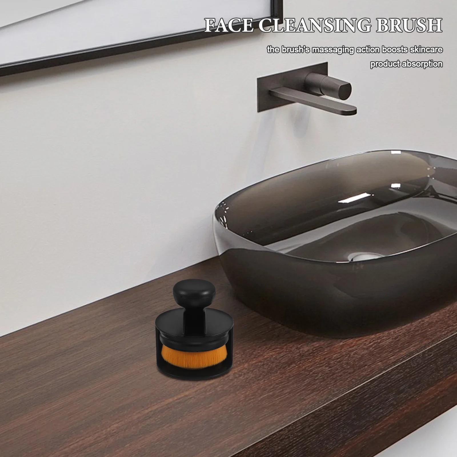 Weiche Gesichtsbürste in Blumenform, Gesichtsreinigungsbürste, sanftes Peeling, tiefer Porenreiniger, wasserdichtes, weiches Hautpflege-Werkzeug