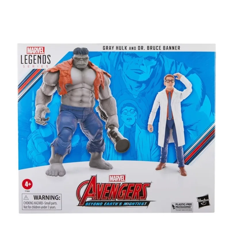 

Hasbro Marvel Legends Халк аниме Dr. Grey-hock Banner двойной набор куклы модель подарки ручная сексуальная фигурка игрушки для девочек