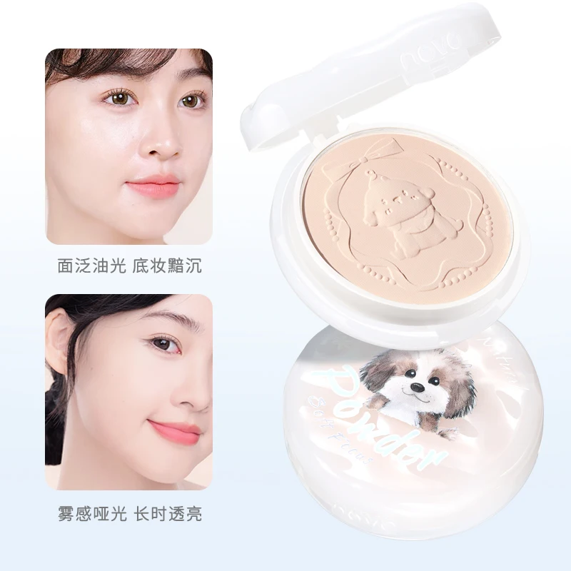 フェイスルースパウダーオイルコントロール目に見えない毛穴長期的な防水ナチュラルセッティングパウダーファンデーションメイクアップフルカバレッジ