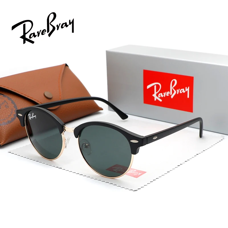

Винтажные поляризационные солнцезащитные очки RareBray, мужские круглые ретро солнцезащитные очки UV400, высококачественные очки из сплава, солнцезащитные очки для вождения и рыбалки