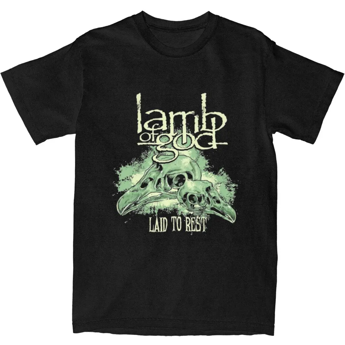 09 Lamb Of God Band T Shirts Men Women Pure Cotton Fun T-Shirts Crewneck Tees Short Sleeve Tops 4XL 5XL 6XL