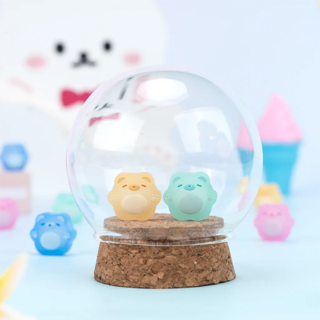 كراب ساكورا سيليكون لينة الإبهام عصا قبضة غطاء عصا التحكم غطاء للتبديل NS Oled/لايت الفرح كون تحكم الكرز Thumbstick