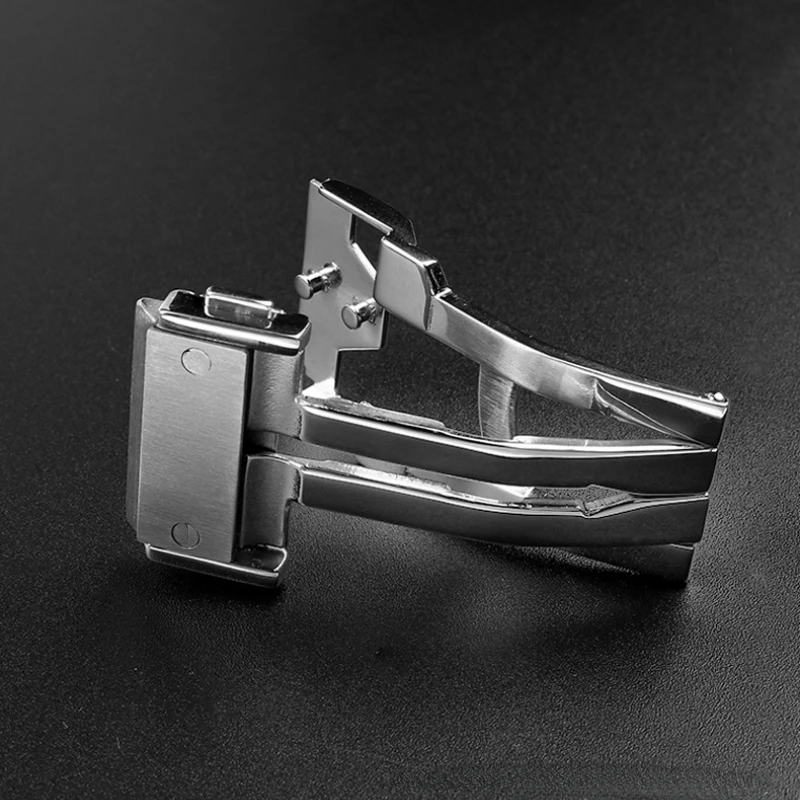 Solid Stainless Steel Buckle for Hublot Classic Fusion Big Bang 20mm 22mm Leather WatchBand Folding Clasp Accessories with Tool