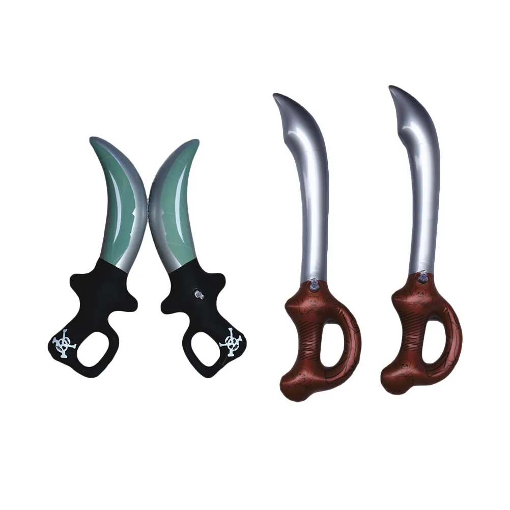 

4Pcs Inflatable Pirate Halloween Party Props Kids Pretend Play Unique Design Children Costume Accessories Inflatable