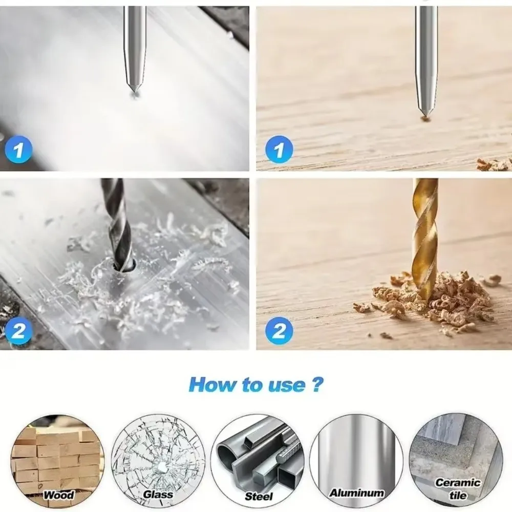 High-carbon Steel Automatic Center Punch Heavy Duty Spring Type Hole Marker Punch Spring Loaded Center Punch Carpentry Tool
