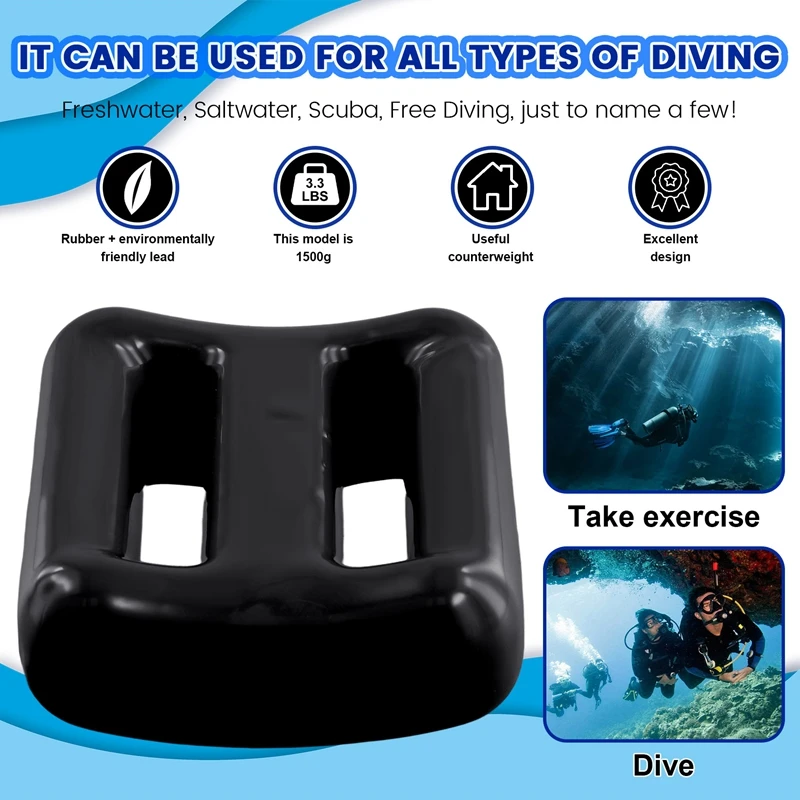 Dive Weights For Scuba Diving Weight Belt Coated Lead Diving Weights Coated Dive Weights, Dive Belt Weights 1500G