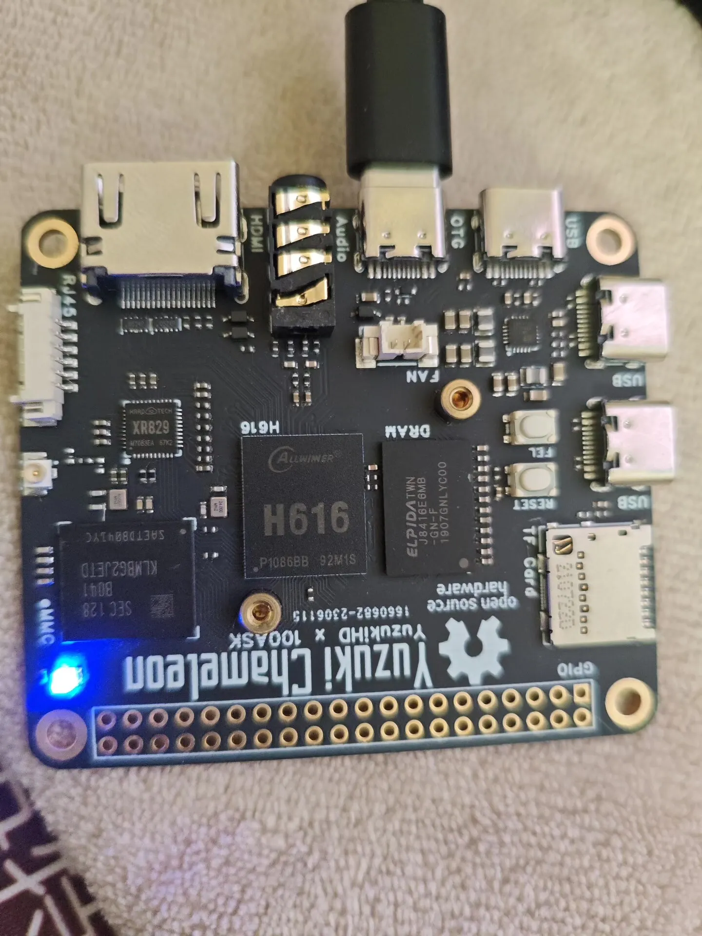 Allwinner H616 Development Board 1GB 32GB EMMC Brand New Only Powered On Quad Core Cortex-A53 SBC
