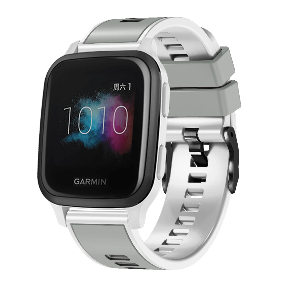 สายนาฬิกา18มม. 20มม. สำหรับ Garmin venu SQ 2S 3S vivoactive 4S Forerunner 165 645 245 55 vivoactive 3 5
