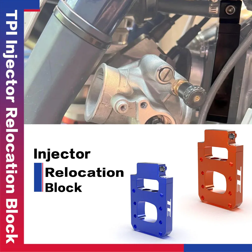 2023 Motorcycle Parts TPI Fuel Injector Relocation Block Kit For Husqvarna TE 250/300 TE250 TE300 2018 2019 2020 2021 2022-2023