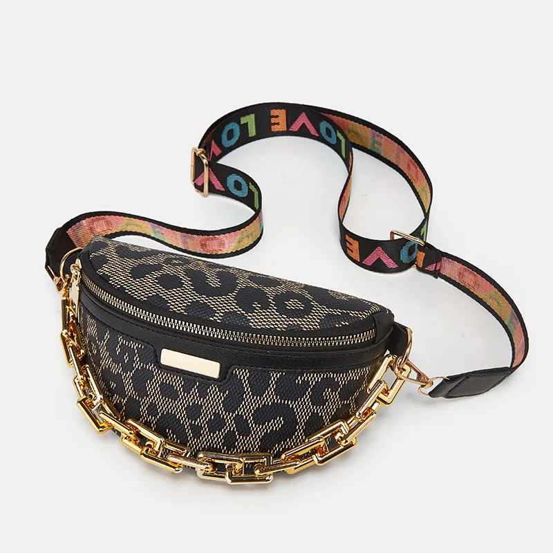 Crossbody Sling Bag Purse for Women Small Chest Fanny Pack Trendy Travel Faux Leather Cross Body Bags with Adjustable Strap