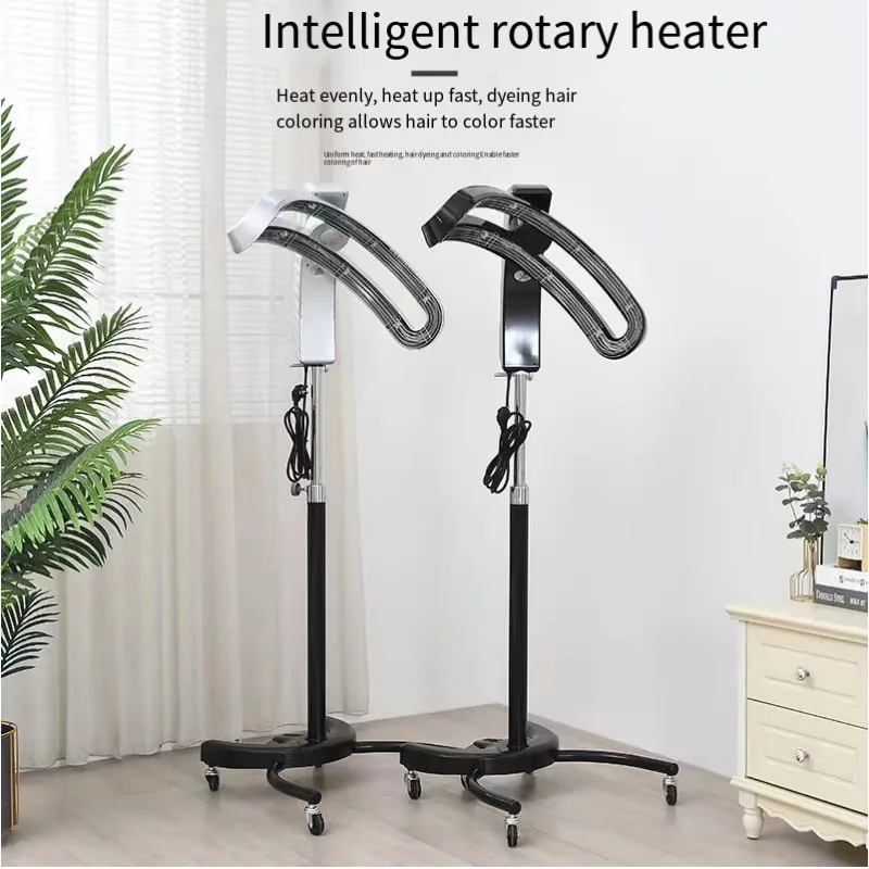 Intelligent 360 Rotating LED Display Metal Hair Perm Machine Professional Salon Tool Quick Heating Standing Design