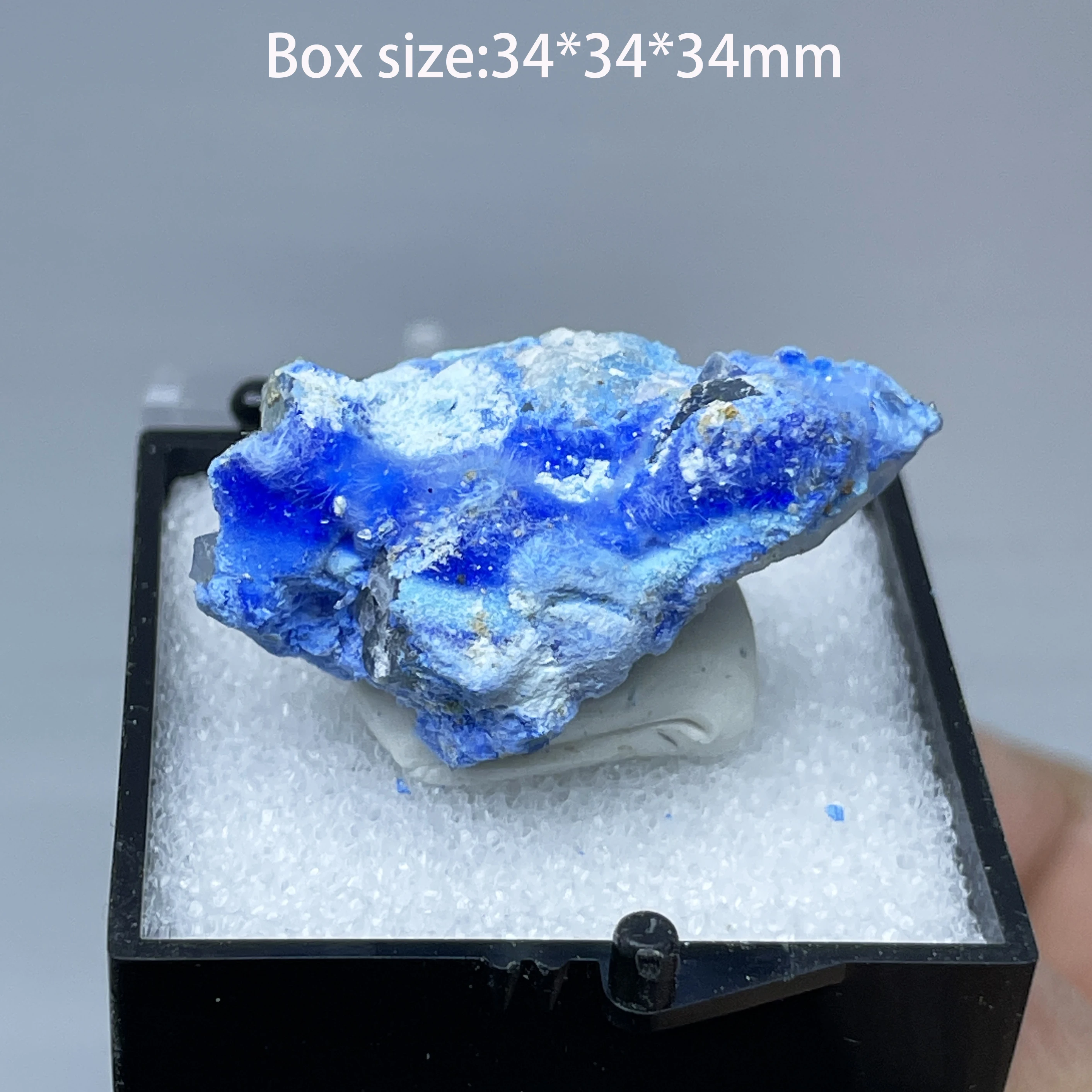 Natural Cyanotrichite With Malachite Mineral Specimen Stones And Crystals Healing Grystals Quartz Home Decorations