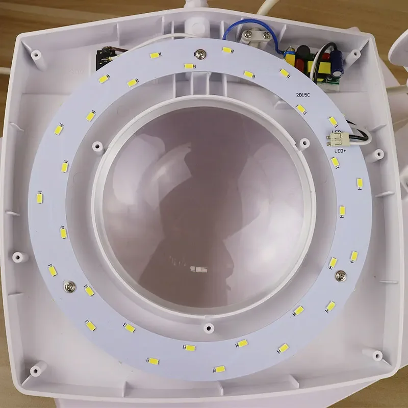 Imagem -06 - Circline Led Lâmpada Identificar Reparação de Lupa Mesa Dobrável Metal Bancada Placa Lupa para Solda 220v 40x