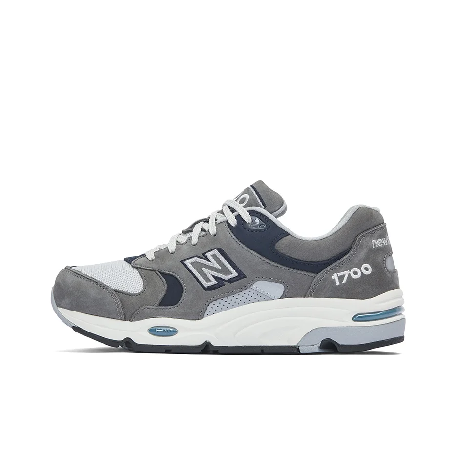 New Balance NB 1700 - حذاء كاجوال مريح ومتين ومنخفض القطع للرجال والنساء - رمادي