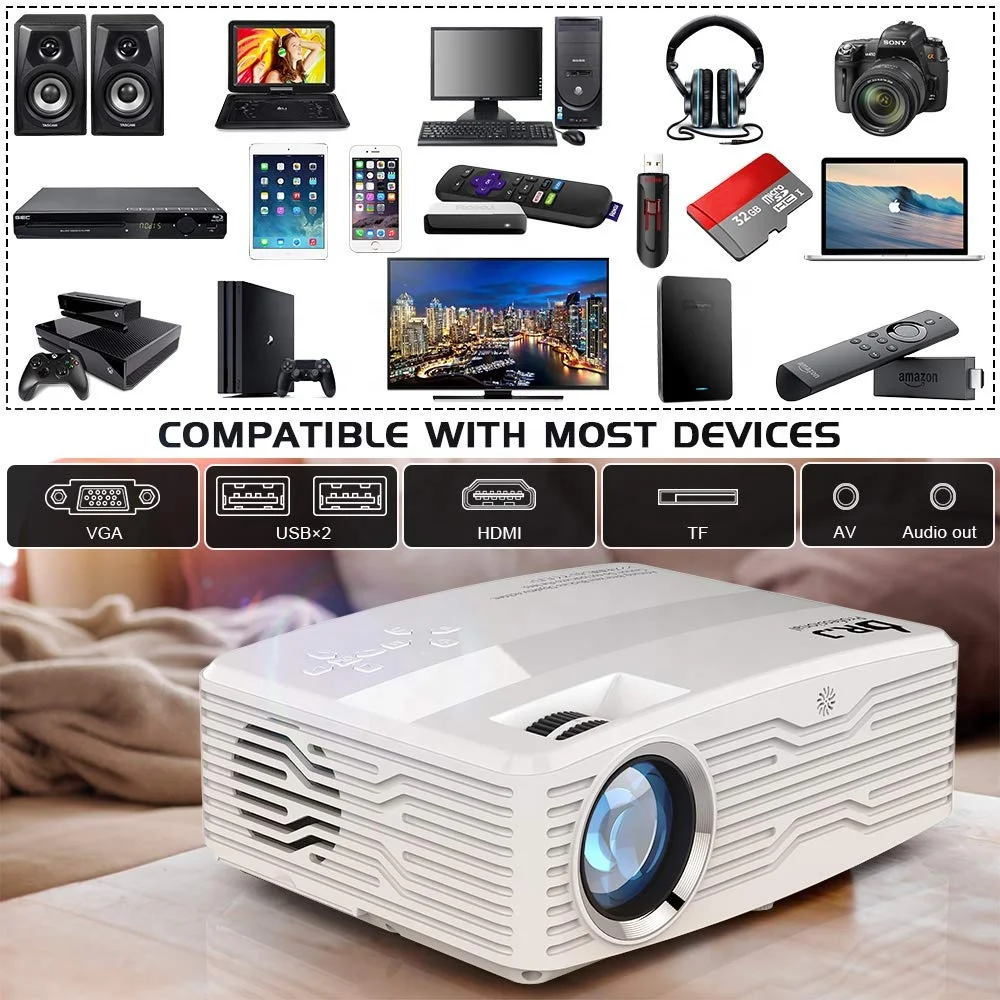 YYHC-Lcd Multimedia 3D Movie Mini Home Cinema Portable Outdoor Wifi Video Led High Definition Smart Android Full Hd1080p Project