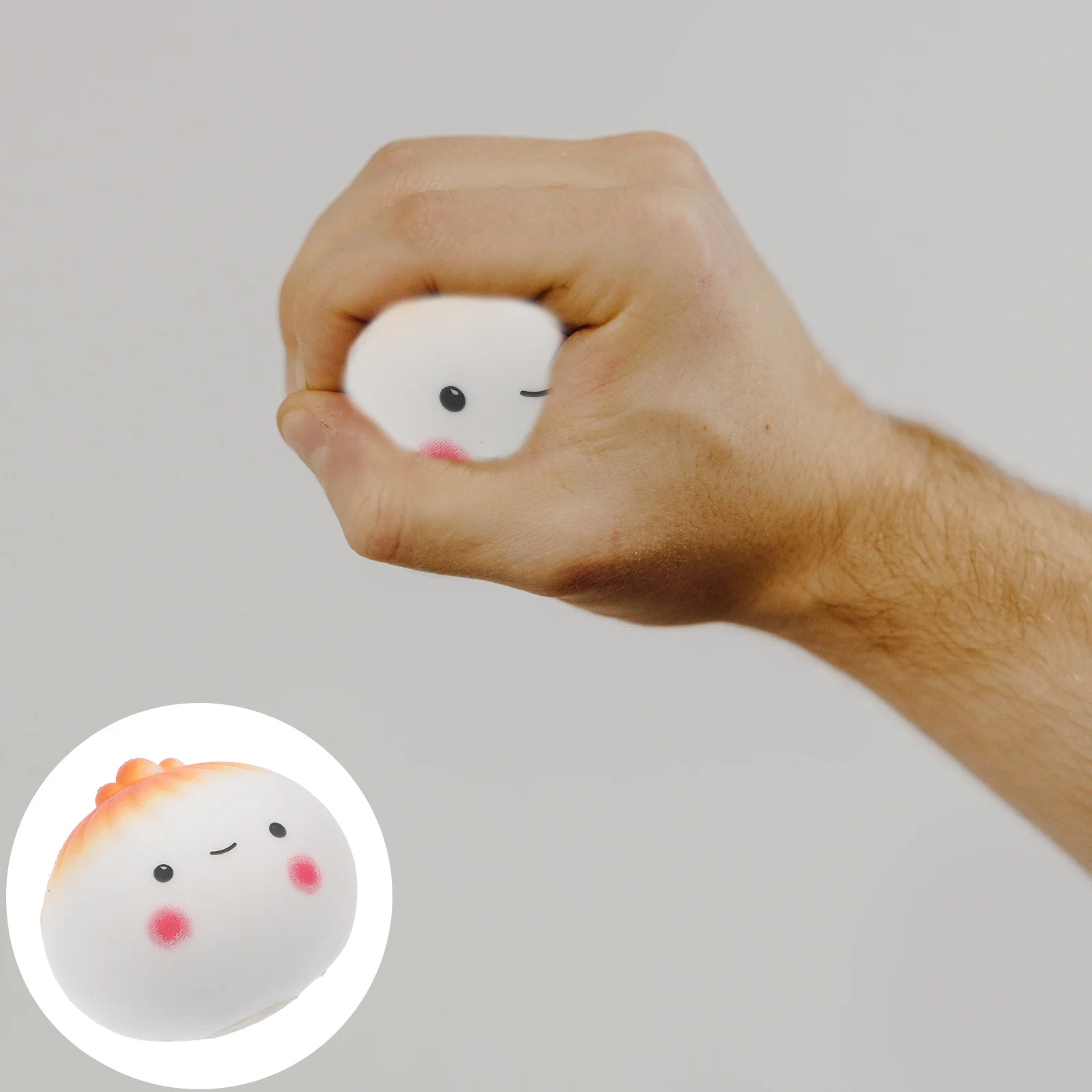 

Bionic Fried Bun Stretchy Party Squeeze Favors Squishy Stress Balls Kids