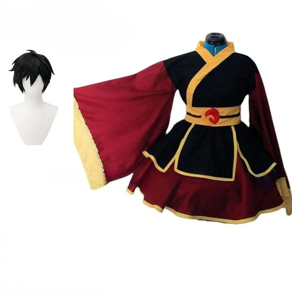Anime Prince Zuko Kimono Dress Cosplay Costume Uniform Cos Clothes Custom size