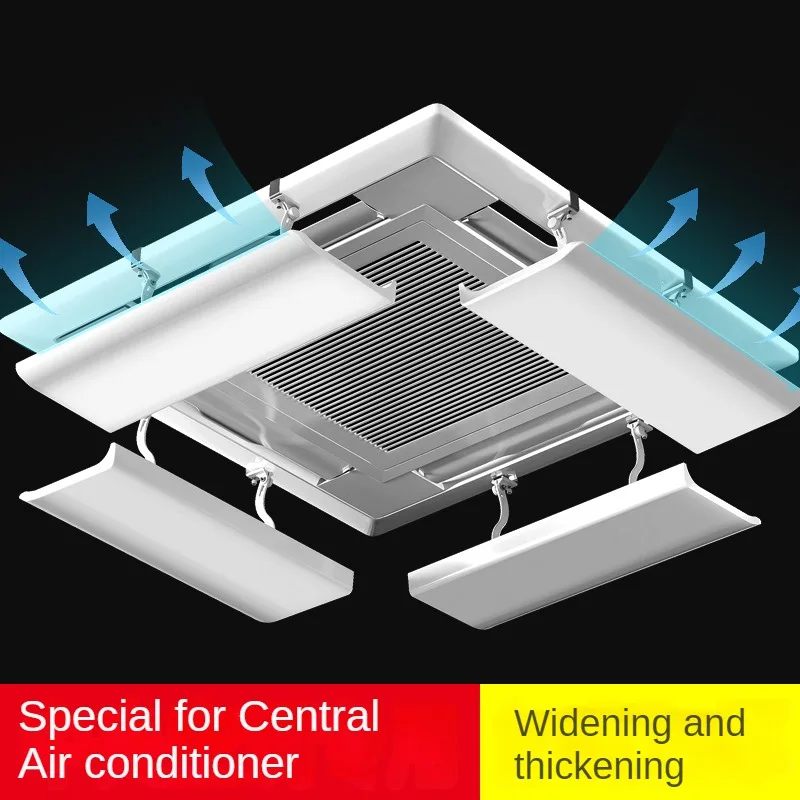 

Central AC Accessories Office Air Conditioner Windshield Wind Deflecto Cover Cold Wind Baffle Defector