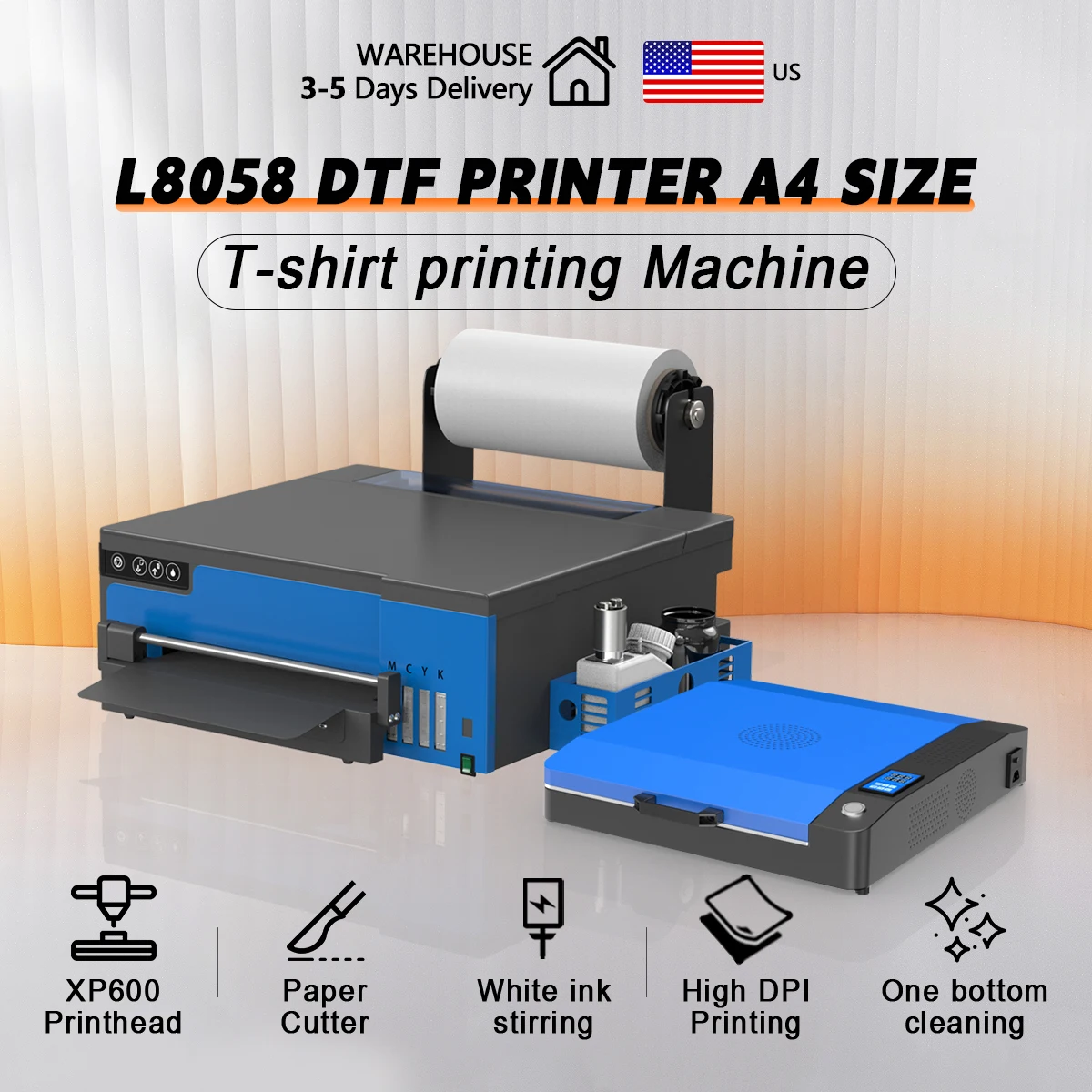 

A4 DTF Printer For Epson XP600 DTF Printing Machine T-Shirt Impressora A4 dtf Printers For T-Shirt Hoodies Bags Jeans