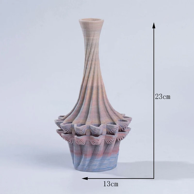 

Ceramics Vase Aesthetic Art Unusual Shape Decorative Dried Flower Vase Modern Elegant Ceramics Flower Bottle Home Decoration
