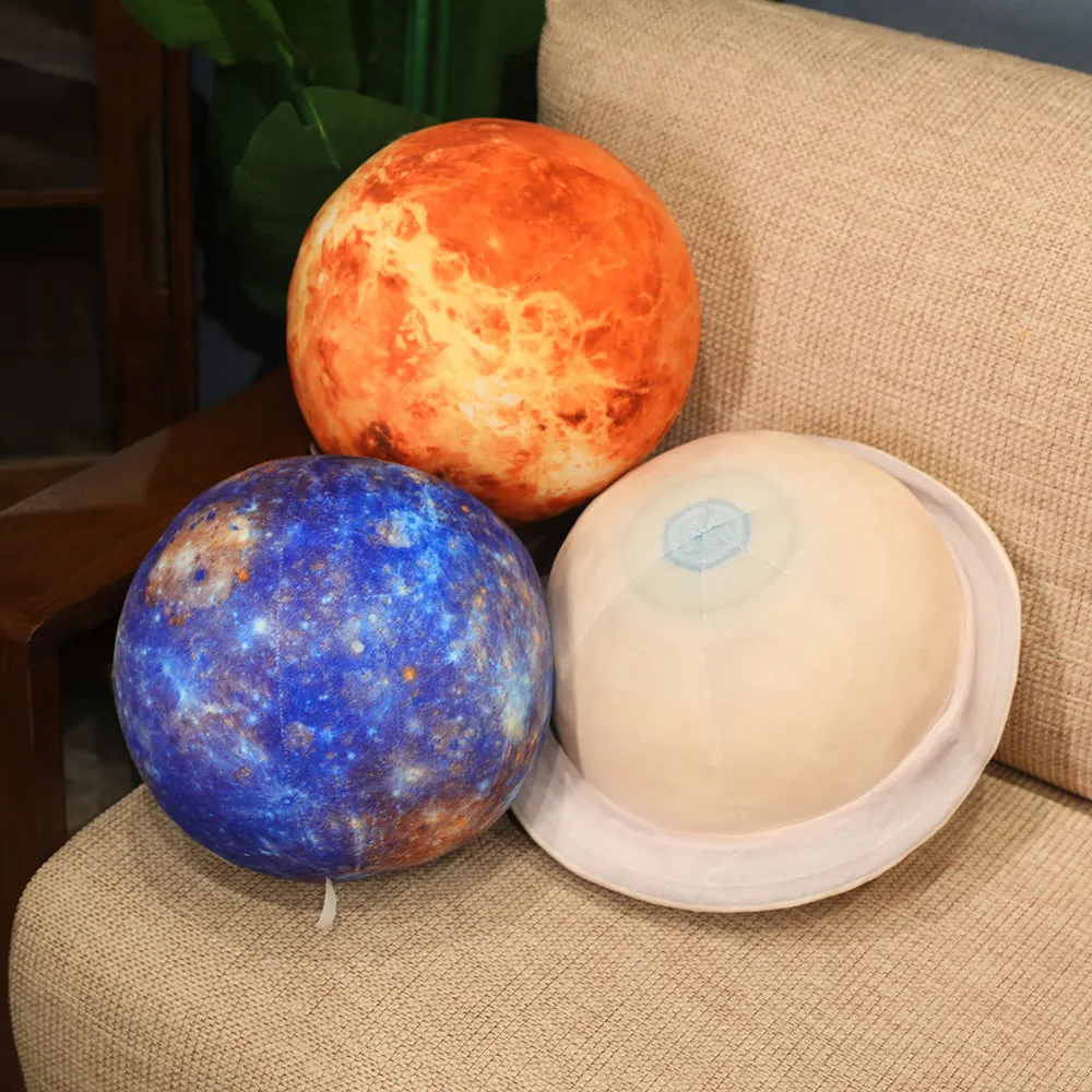 

Lifelike Planets Earth Sun Mars Plush Toy Stuffed Planets in the Solar System Soft Doll Pillow Cushion Kids Toys Birthday Gift