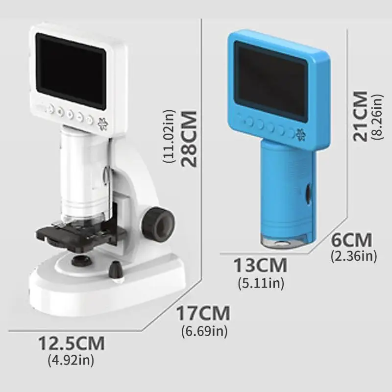 Children Observation Microscope Portable Design For Outdoor Classroom Home Scientific Discovery Tool Lightweighted D2RC