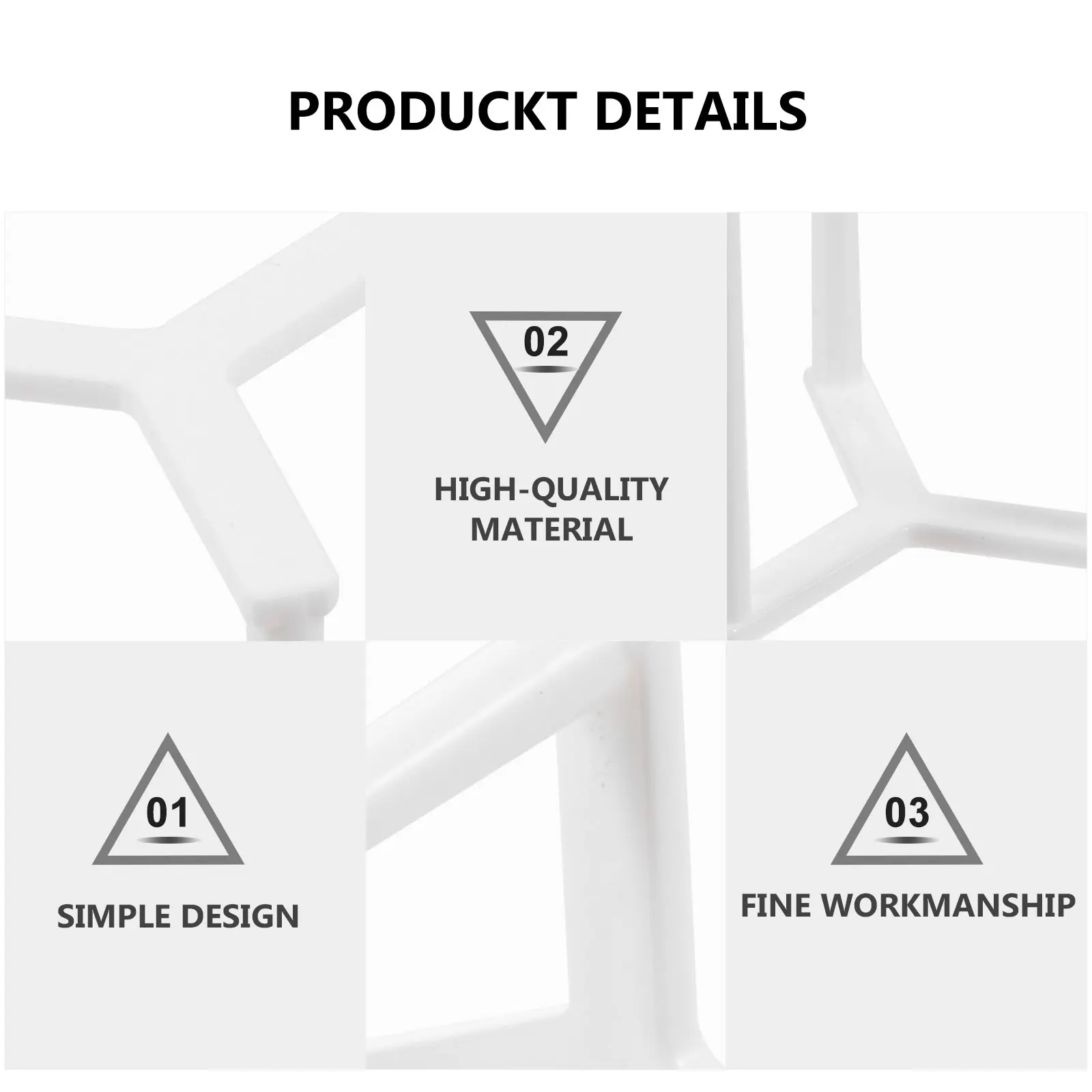 

Pizza Saver Stand 100Pcs Stackable Plastic Tripod Support Frame Holder for Takeaway Baking Kitchen Accessories