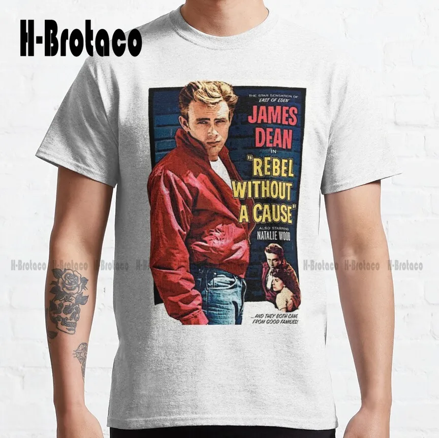 Rebel Without A Cause Classic T-Shirt Custom Gift Funny Art Streetwear Cartoon Tee Creative Funny Tee Xs-5Xl Unisex New Popular