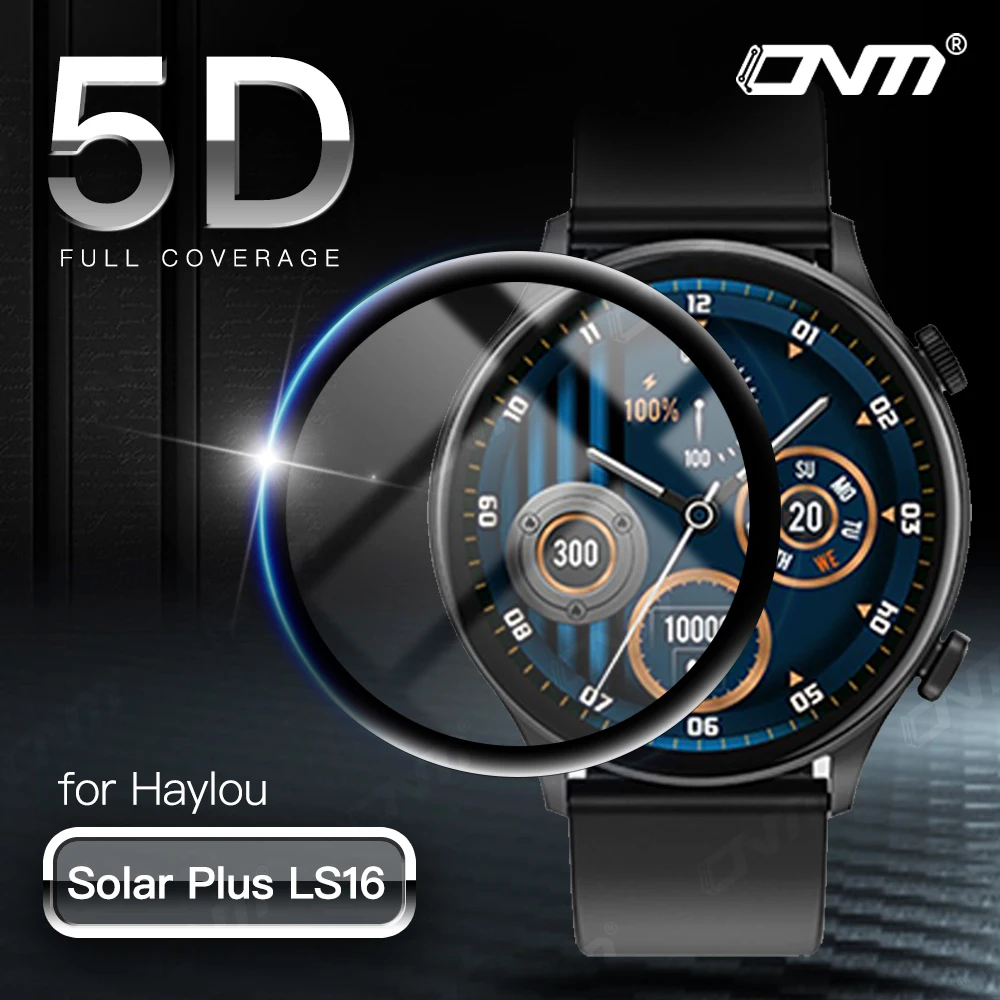 5D Soft Protective Film for Haylou Solar Plus RT3 Screen Protector for Haylou Solar Plus LS16 Smart watch Accessories Not Glass