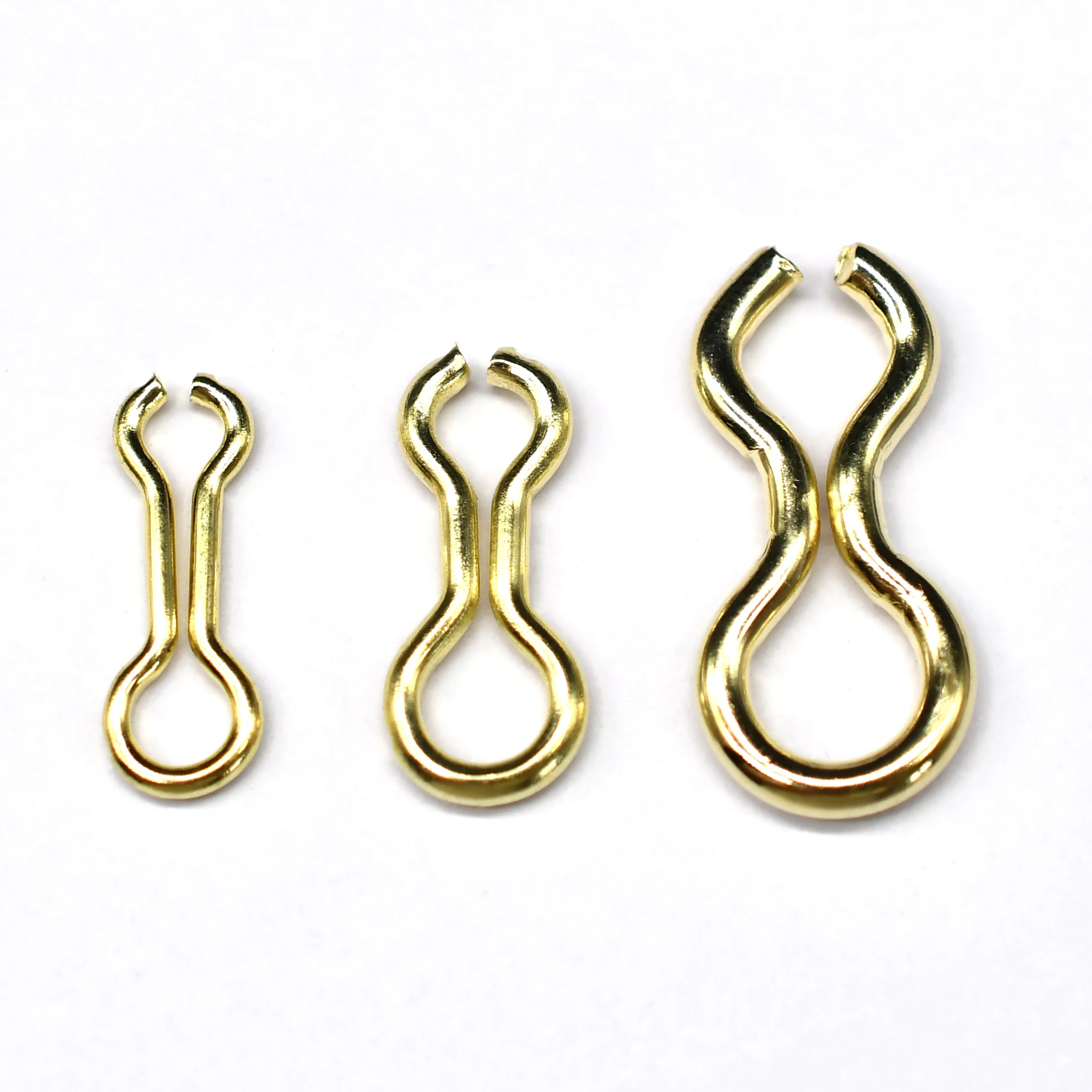 100/150PcsLegierung Stahl Keine-knoten Schnelle Snap Anschlüsse Clip Lock Snap Solide 8-förmigen Ringe angeln Snap Meer-angeln Zubehör – Detail 2
