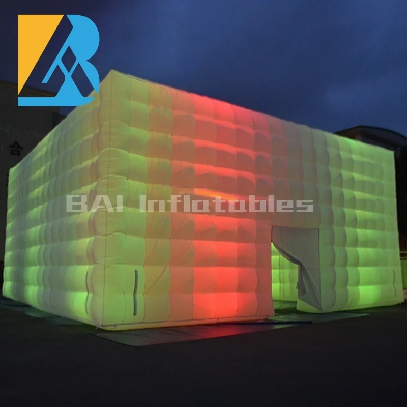 Lumières construites sur mesure, énorme tente gonflable pour jouets de décoration de fête d'événement