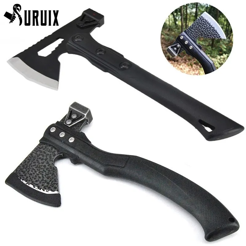 Outdoor Portable Camping Equipment Axe 25cm Fire Small Axe Field Logging Mountain Survival Axe Essential Tool for Hiking