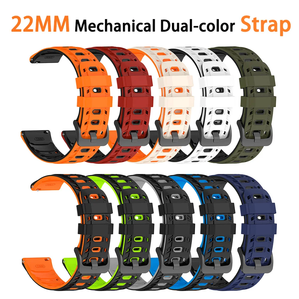 Pulseira de 22mm para Garmin Forerunner 265 255 Music 970 570 47mm 965 955 945 935 745 /Venu 4 3 45mm, bracelete para smartwatch.