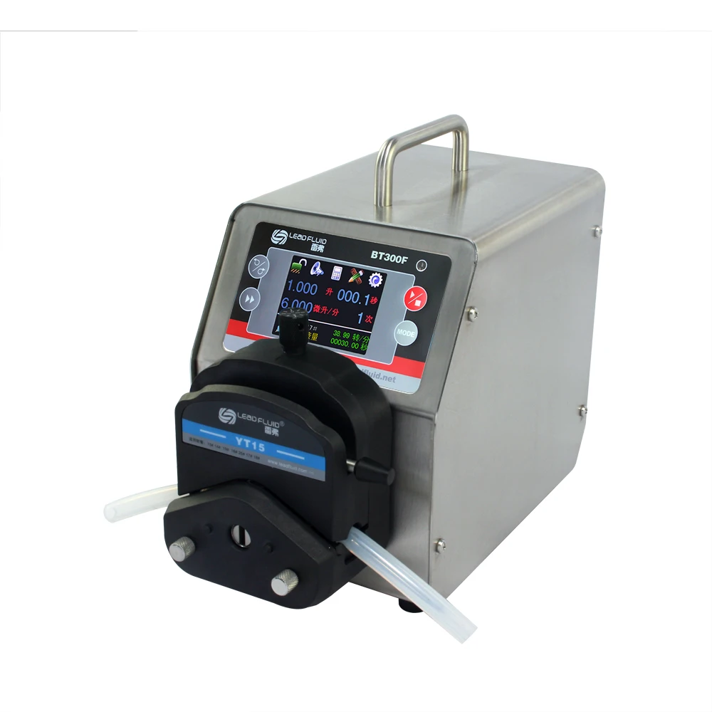 

BT300F YT25 Lab Industrial Chemical Medical Liquid Intelligent Dispensing Dosing Peristaltic Pump 0.16-1690 ml/min