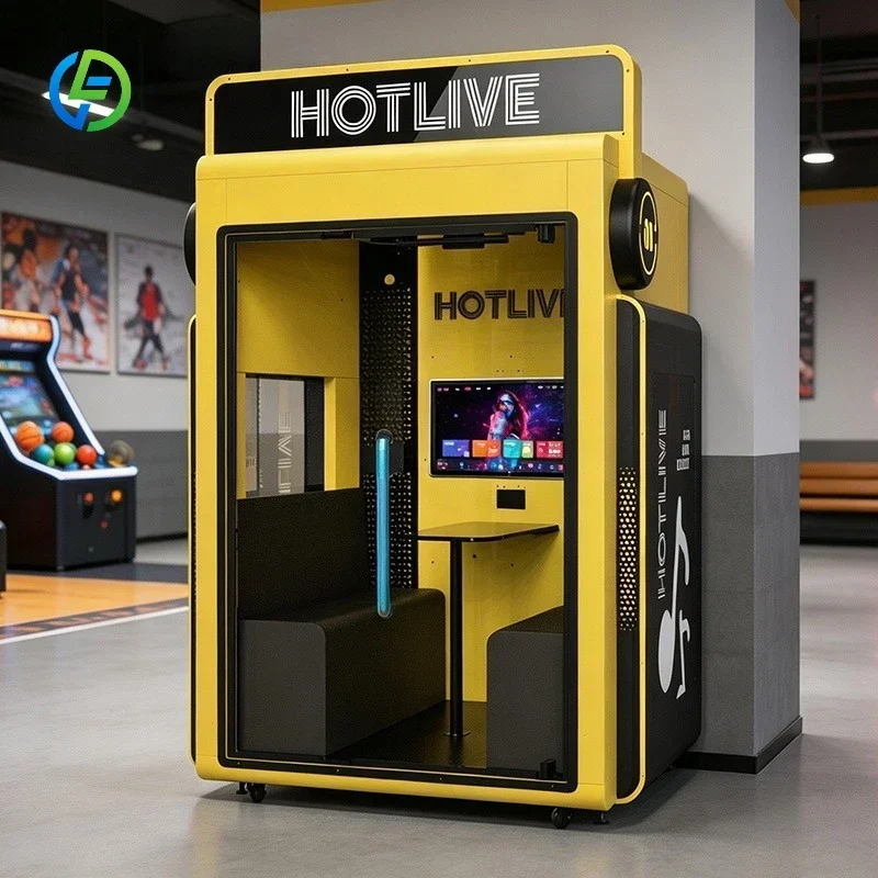 FL Customized Karaoke Vending Machine Anti-collision Metal Cabinet Self-service Singing Kiosk For Long Time Use