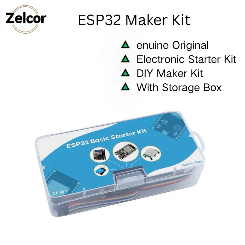 Basic Starter Kit For ESP32 ESP32 Module Kit ESP32 Development Board For Arduino Project Learning Kit with Tutorials  With Box