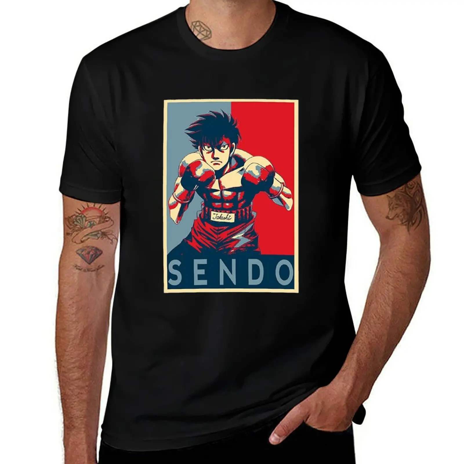 Sendo Active T-Shirt designer shirts summer tops vintage anime shirt oversized graphic tee black t shirts for men