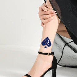 Spade Q tattoo sticker temporary sticker waterproof and long-lasting herbal juice disposable sticker sexy tattoo sticker