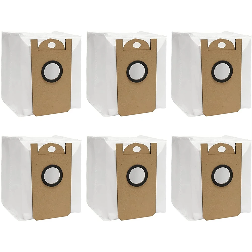 6 Pack Replacement Dust Bags for A90+ Self-Emptying Robot Vacuum