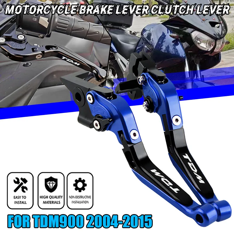 Para YAMAHA TDM 900 TDM900 2004 2005 2006 2007 2008 2009-2015 accesorios de motocicleta frenos ajustables palancas de embrague manillar