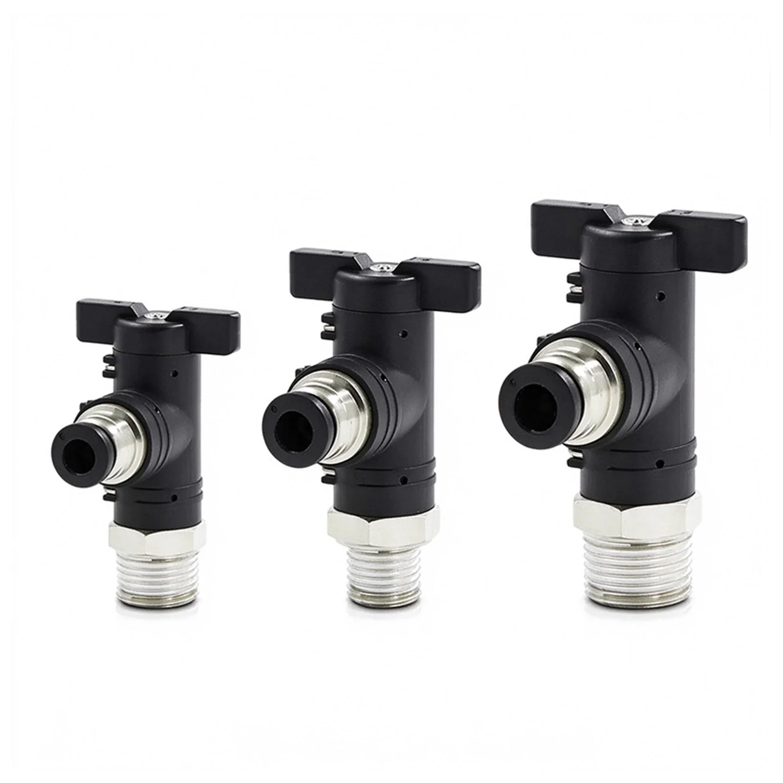 Pneumatic Air Hose Manual Ball Valve BUC Series BUC-4/6/8/10/12 Quick Insert Cutoff Switch Air Pipe Fittings Complete Kit