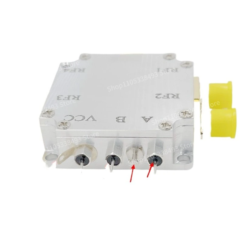 For SP4T All Quad RF Electronic Switches 10-6GHz Broadband Wide and High Isolation Low Insertion Loss, Small Size with Shell