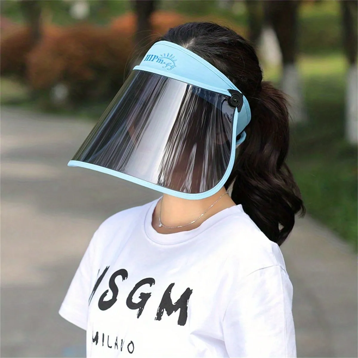 1 Large Lens Sun Hat, Women's Foldable Casual Sun Hat, Breathable Large Brim Hat