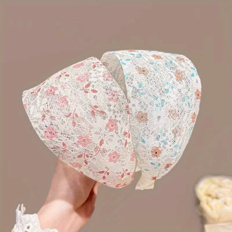 

Elegant Floral Hair Hoop Bohemian Style Wide Design for Women Ladies Party Holiday Events Hair Accessories Headband