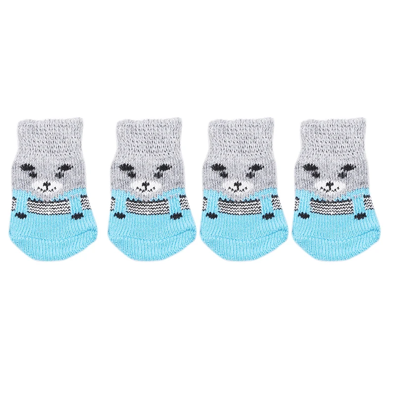 Pet Dog Puppy Cat Shoes Slippers Non-Slip Socks Pet Cute Indoor for Small Dogs Cats Snow Boots Socks