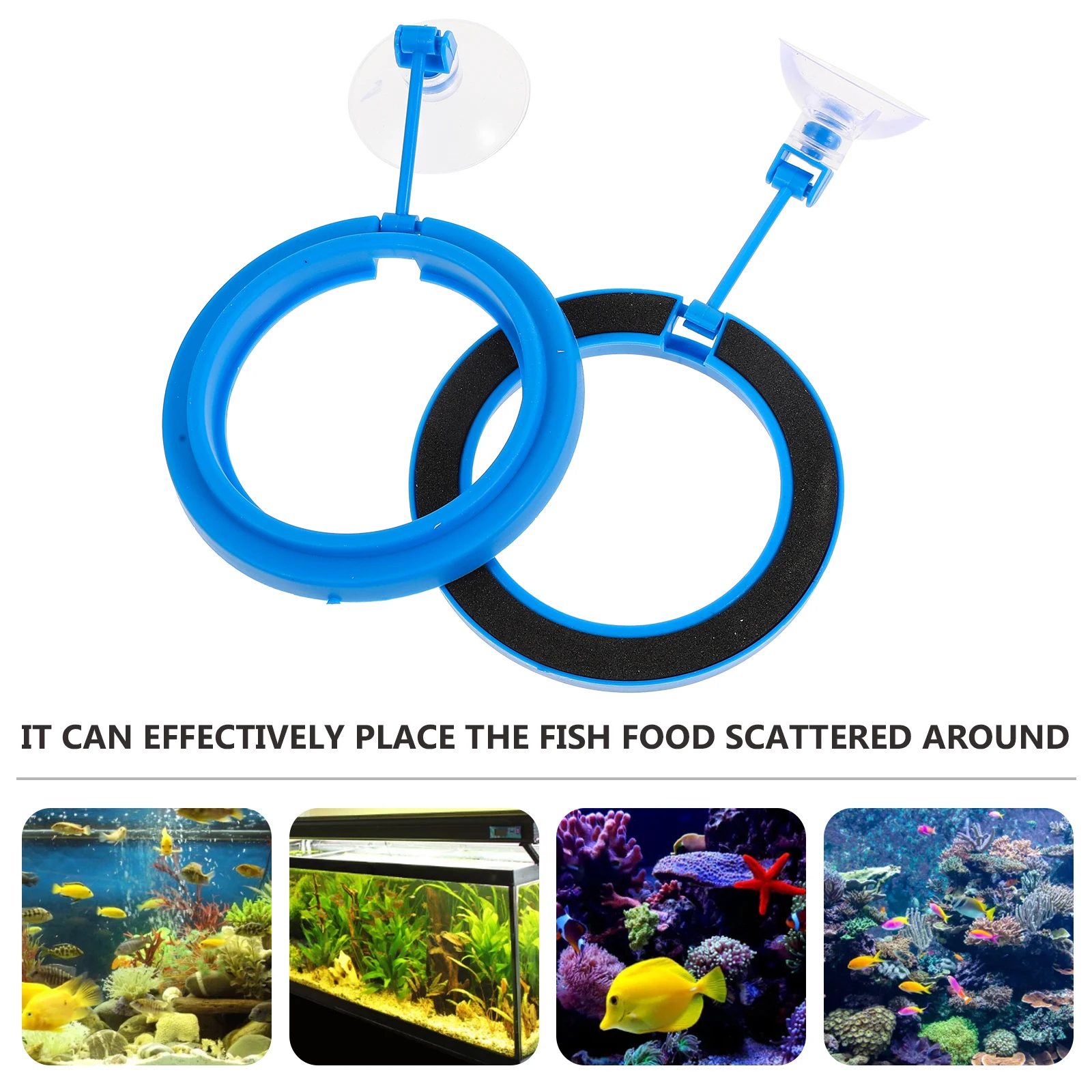 

3pcs Floating Feeder Supplies Feeding Ring Practical Food Dispenser Durable Fish Tank Feeder Creative Feeding Circle Easy Clean